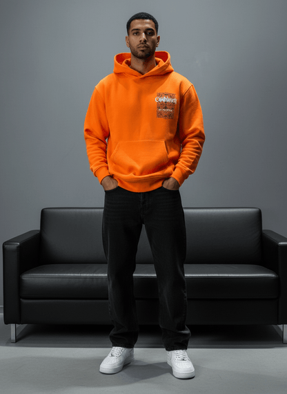 SWEAT CAPUCH ORANGE CASABLANCA 7521 - ZG PREMIUM