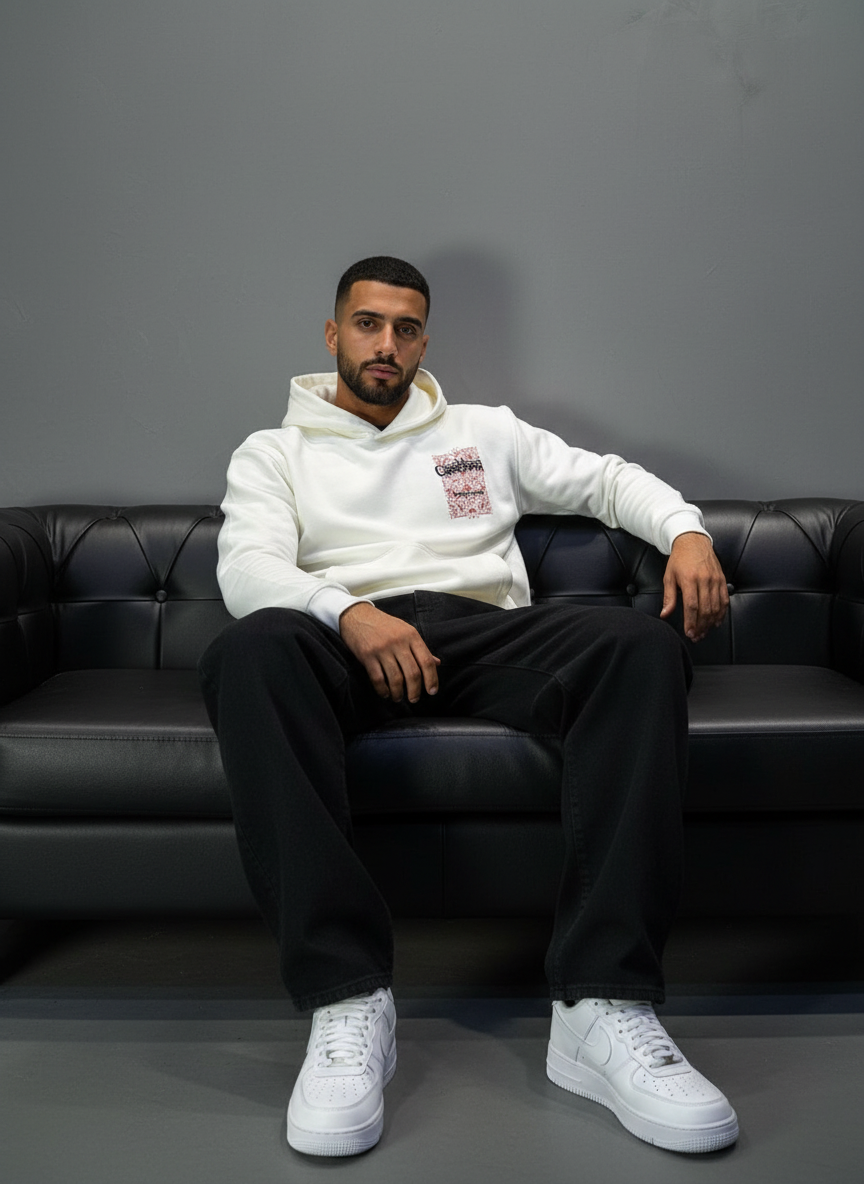 SWEAT CAPUCH WHITE CASABLANCA 7521