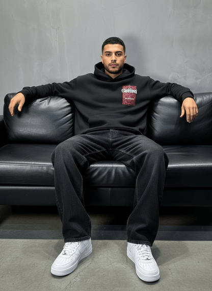 SWEAT CAPUCH NOIR CASABLANCA 7521 - ZG PREMIUM