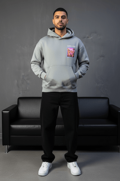 SWEAT A CAPUCH GRIS 7856 - ZG PREMIUM