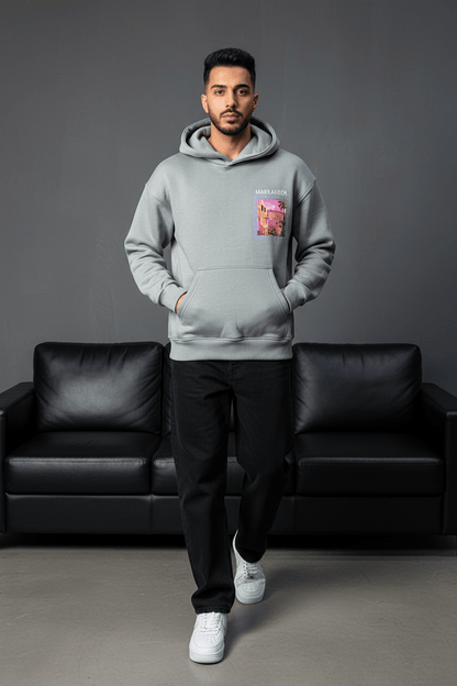 SWEAT A CAPUCH GRIS 7856 - ZG PREMIUM