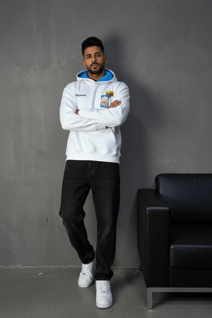 SWEAT A CAPUCH BLANC 7853 - ZG PREMIUM