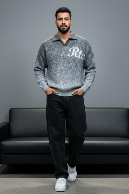 POLO TRICOT GRIS 6001 - ZG PREMIUM