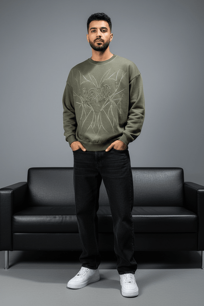Sweat-shirt vert 2706 - ZG PREMIUM