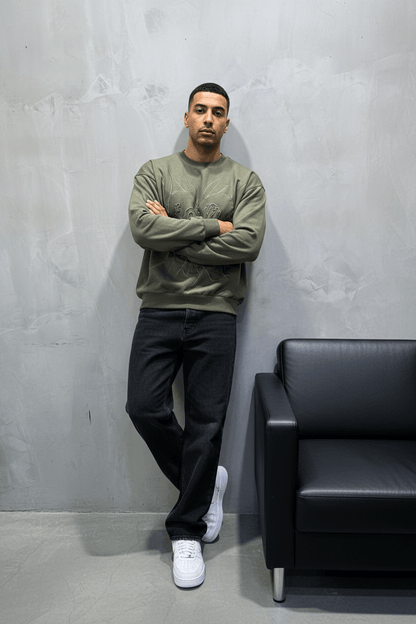 Sweat-shirt vert 2706 - ZG PREMIUM
