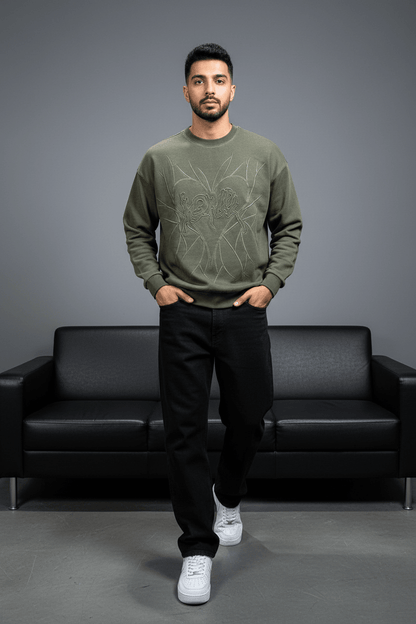 Sweat-shirt vert 2706 - ZG PREMIUM