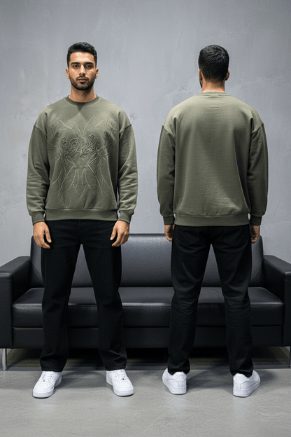 Sweat-shirt vert 2706 - ZG PREMIUM