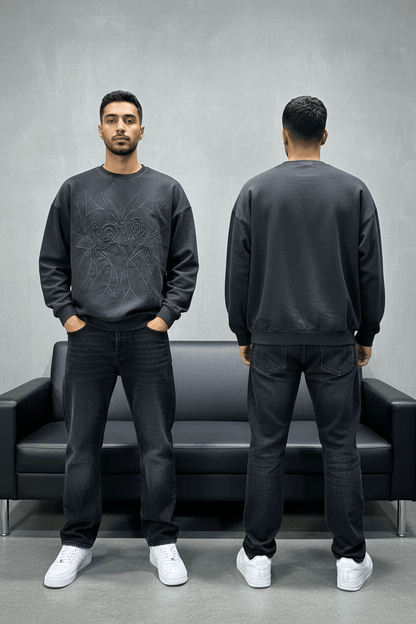 Sweat-shirt black Foncé 2706 - ZG PREMIUM