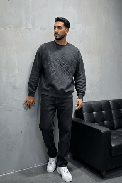 Sweat-shirt black Foncé 2706 - ZG PREMIUM