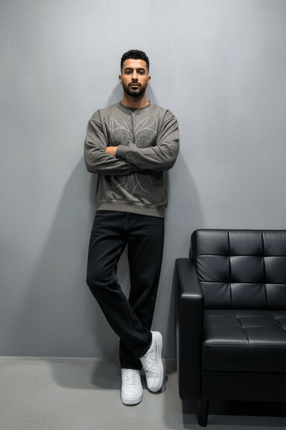 Sweat-shirt Gris Foncé 2706 - ZG PREMIUM