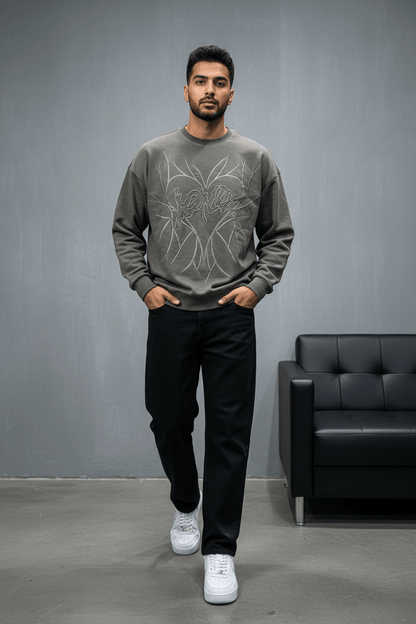 Sweat-shirt Gris Foncé 2706 - ZG PREMIUM