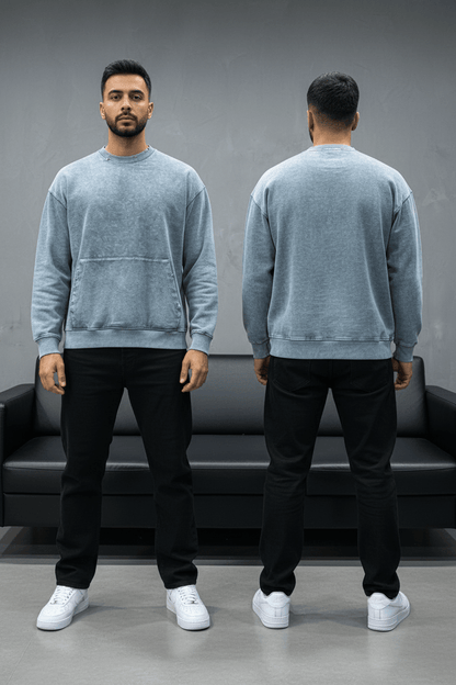 Sweat-shirt gris jacey jace - ZG PREMIUM