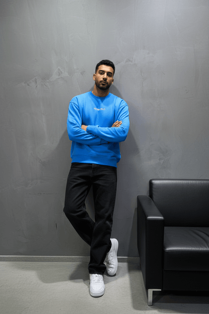 Sweat-shirt Bleu "NEWWORLD" - ZG PREMIUM