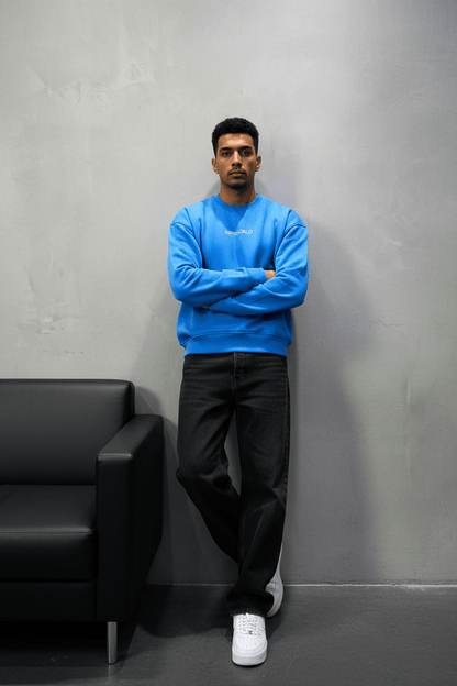 Sweat-shirt Bleu "NEWWORLD" - ZG PREMIUM