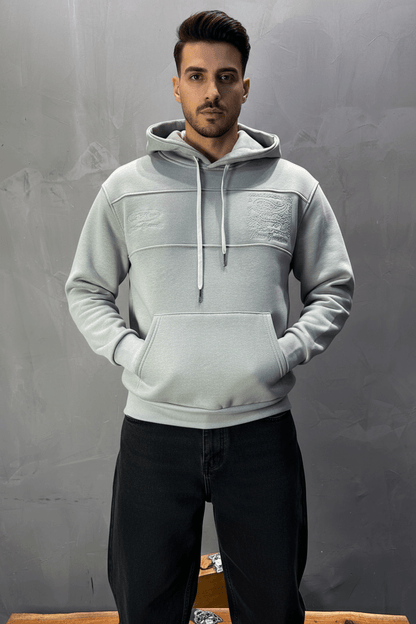 Hoodie régular size gris "Future Generation" - ZG PREMIUM
