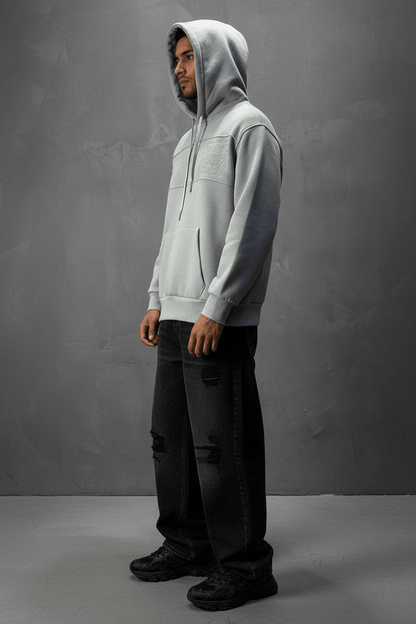 Hoodie régular size gris "Future Generation" - ZG PREMIUM