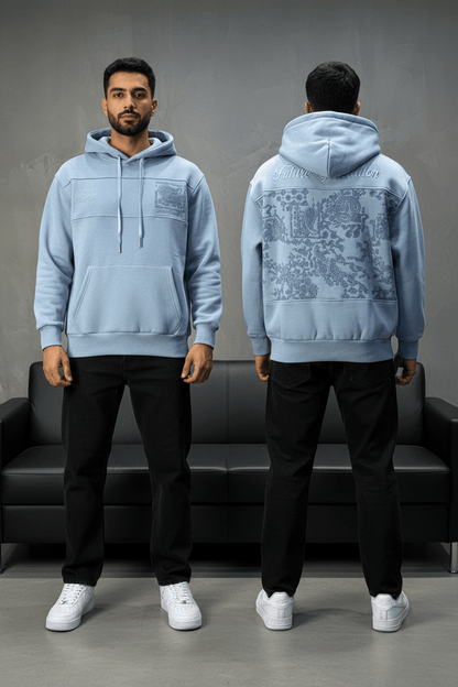 Hoodie régular size blue "Future Generation" - ZG PREMIUM