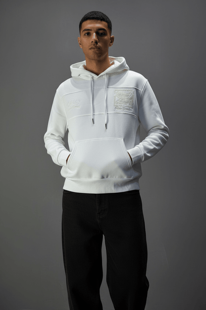 Hoodie régular size blanc "Future Generation" - ZG PREMIUM