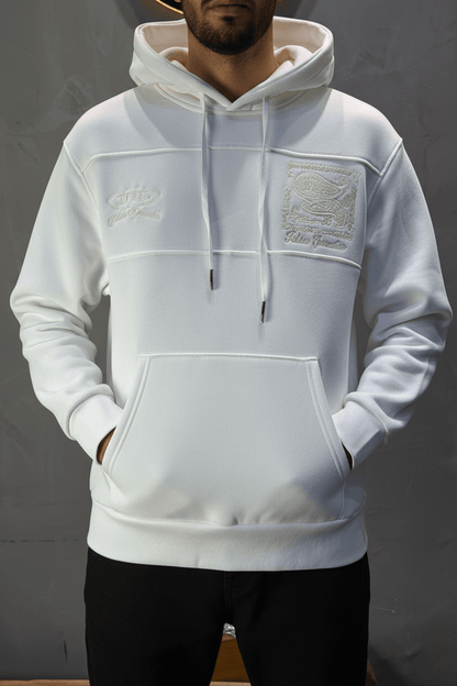 Hoodie régular size blanc "Future Generation" - ZG PREMIUM