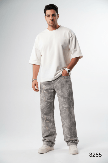 Jean Large Camouflage Gris ES3263 - ZG PREMIUM
