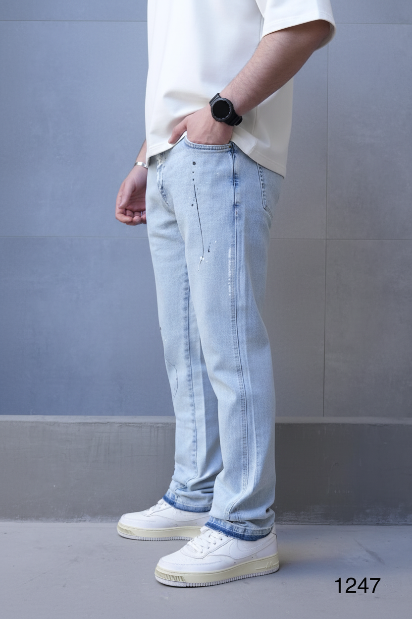 Jeans Large Blue Clair 1247