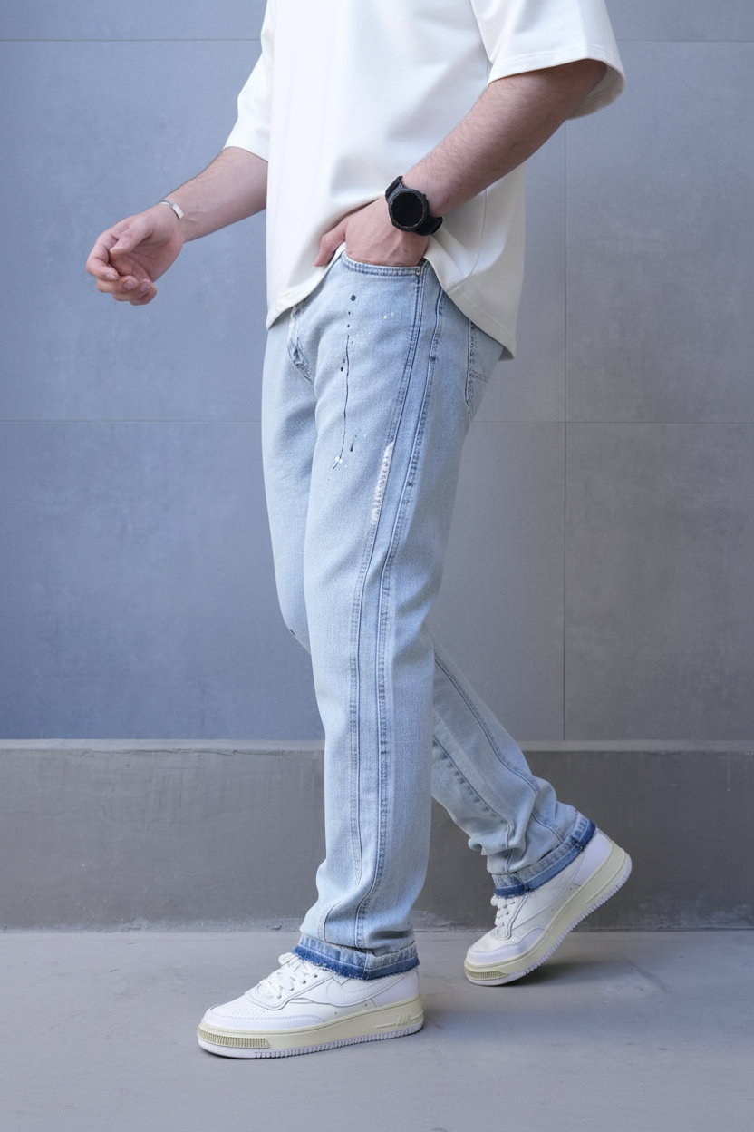Jeans Large Blue Clair 1247