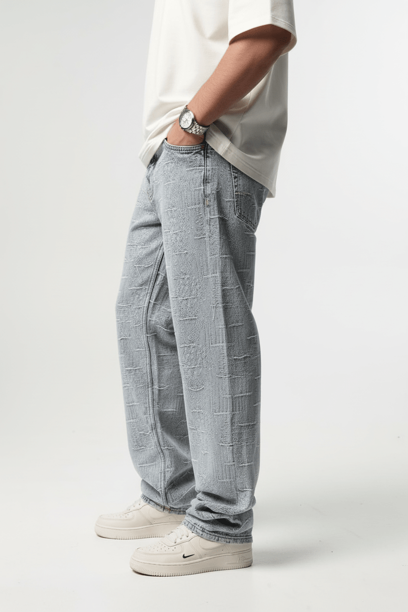 Jeans Large blue Très Déchiré C1404 - ZG PREMIUM