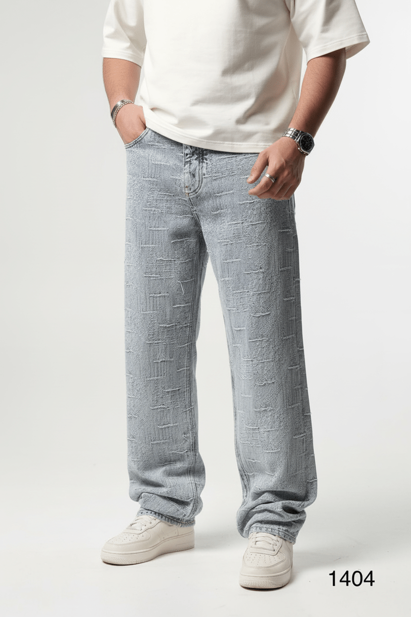 Jeans Large blue Très Déchiré C1404 - ZG PREMIUM