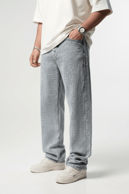Jeans Large blue Très Déchiré C1404 - ZG PREMIUM