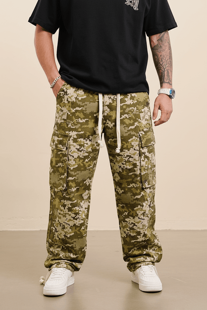 Pantalon Cargo Large Camouflage Numérique ES3173 - ZG PREMIUM
