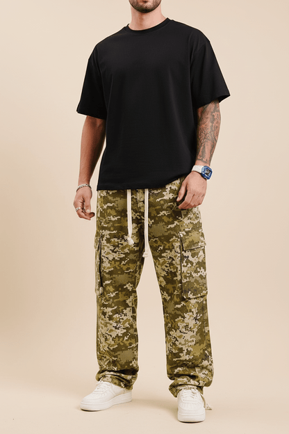 Pantalon Cargo Large Camouflage Numérique ES3173 - ZG PREMIUM