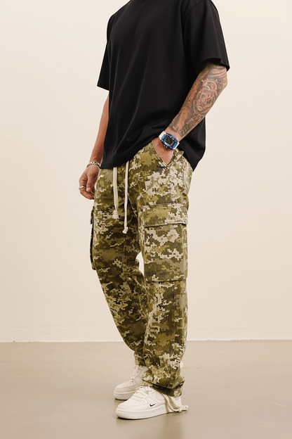 Pantalon Cargo Large Camouflage Numérique ES3173 - ZG PREMIUM
