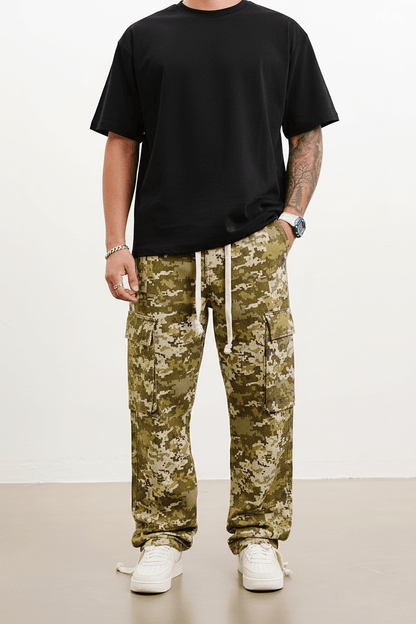 Pantalon Cargo Large Camouflage Numérique ES3173 - ZG PREMIUM
