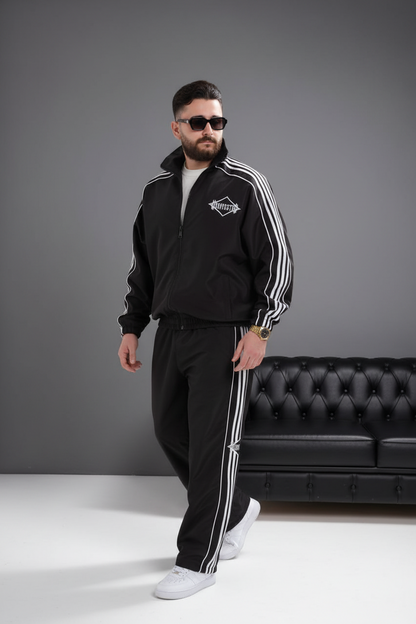 Ensemble survêtement oversize homme noir 259