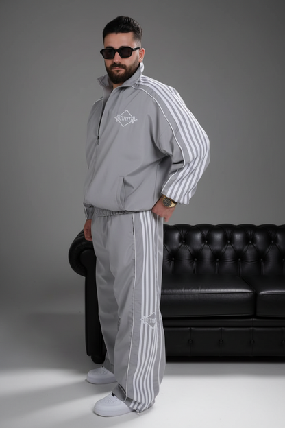 Ensemble survêtement oversize homme gris 259