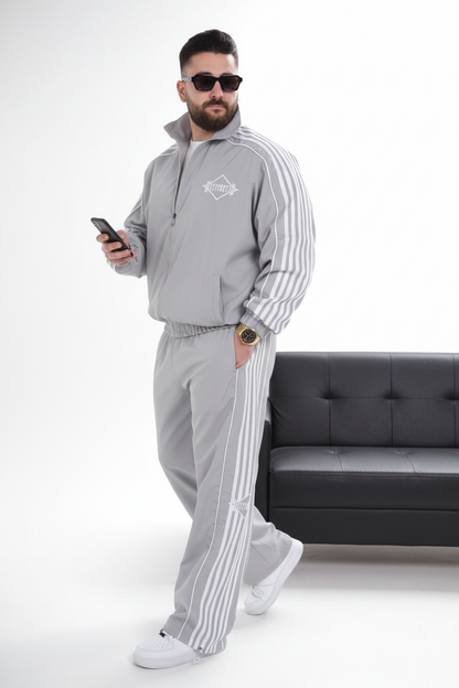 Ensemble survêtement oversize homme gris 259