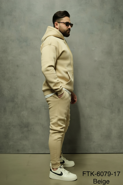 Ensemble jogging homme beige 6079