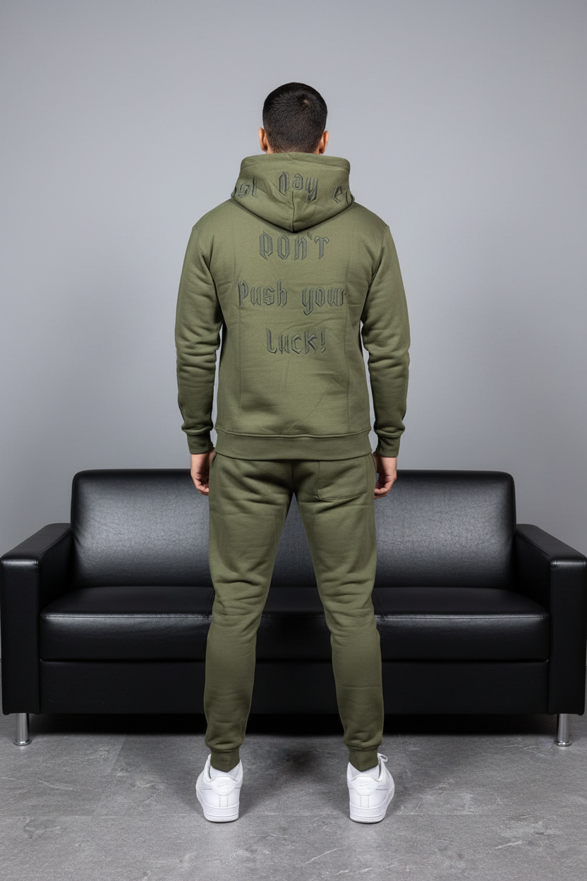 Ensemble jogging homme khaki  6079