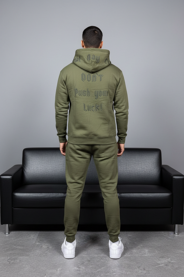 Ensemble jogging homme khaki  6079