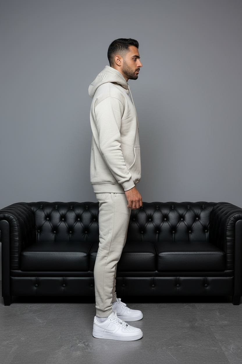 Ensemble jogging homme gris clair 6079