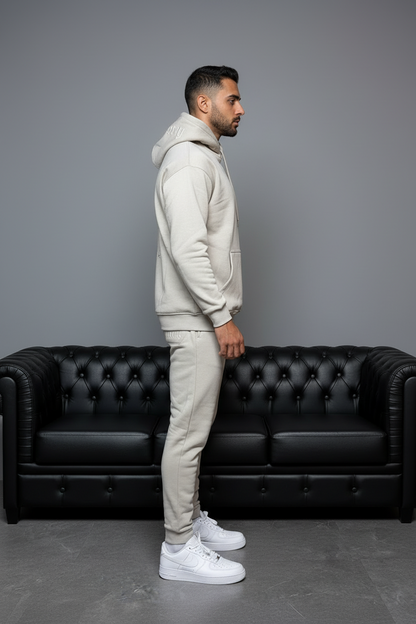 Ensemble jogging homme gris clair 6079