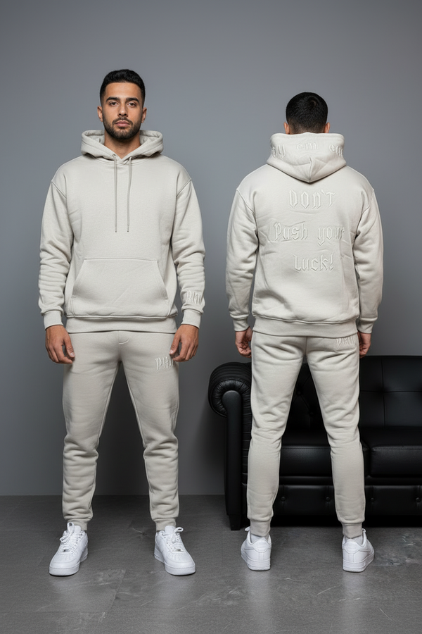 Ensemble jogging homme gris clair 6079