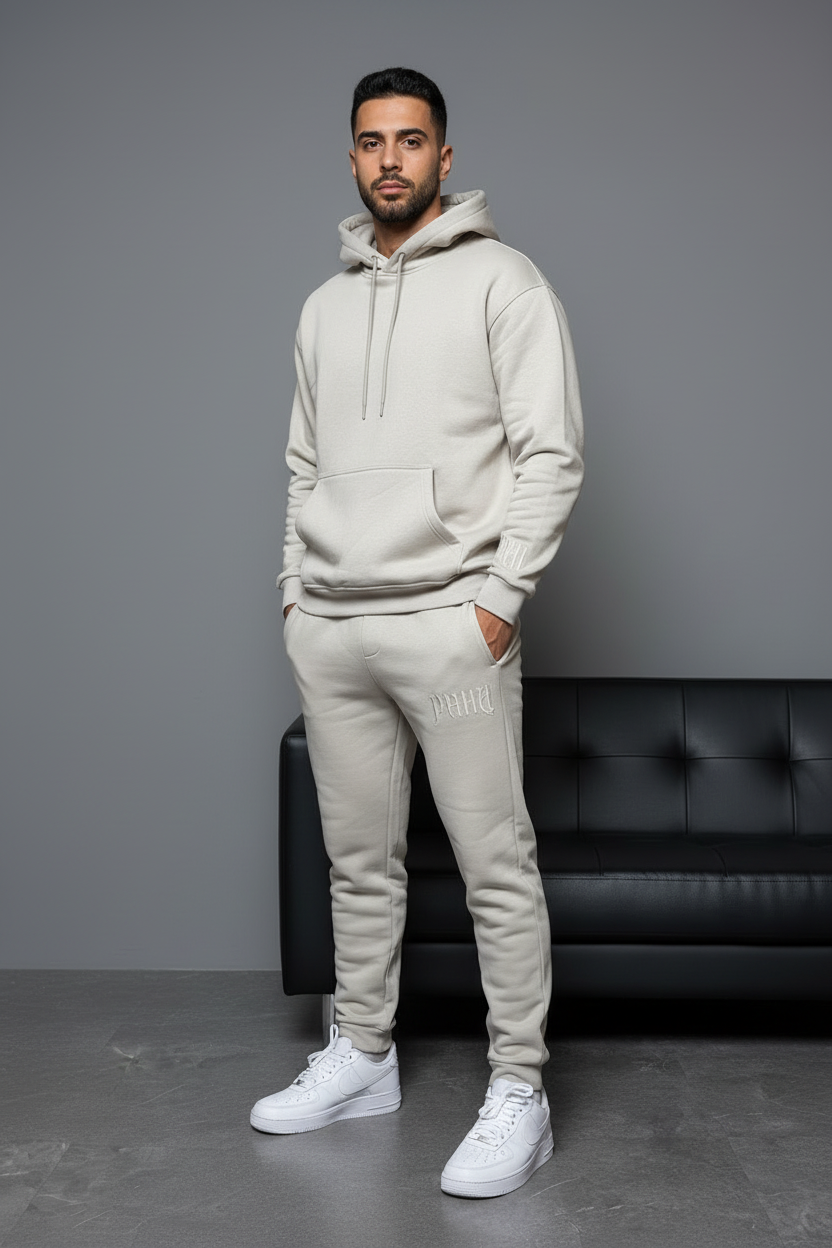 Ensemble jogging homme gris clair 6079