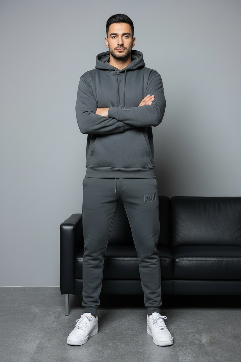 Ensemble jogging homme anthracite 6079