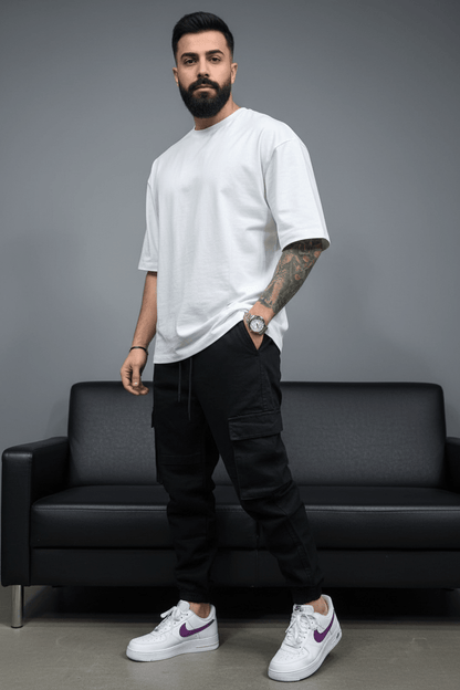 Pantalon Cargo Jogger black 9000 - ZG PREMIUM