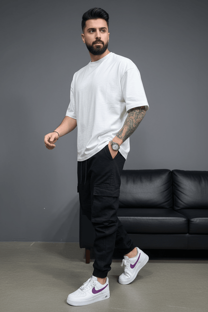 Pantalon Cargo Jogger black 9000 - ZG PREMIUM
