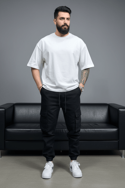 Pantalon Cargo Jogger black 9000 - ZG PREMIUM