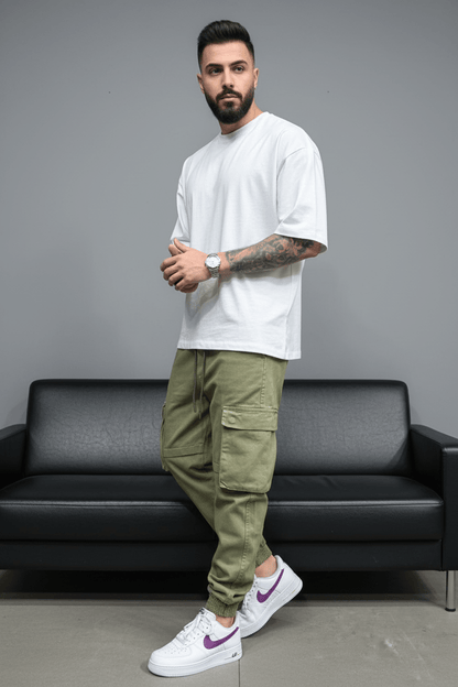 Pantalon Cargo Jogger green 9000 - ZG PREMIUM