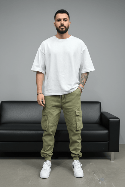 Pantalon Cargo Jogger green 9000 - ZG PREMIUM
