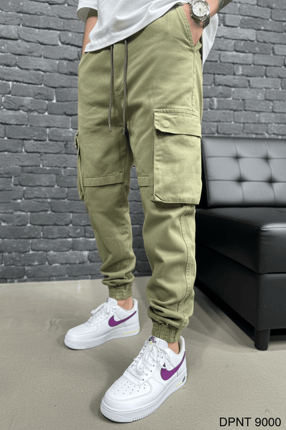 Pantalon Cargo Jogger green 9000 - ZG PREMIUM